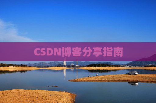 CSDN博客分享指南