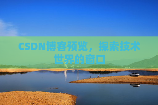 CSDN博客预览，探索技术世界的窗口